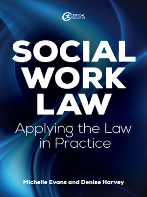cover image of Social Work Law